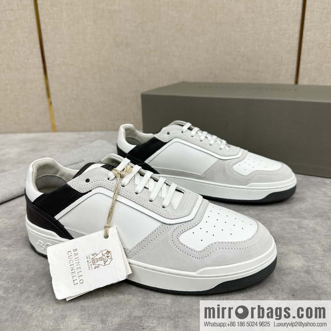 💋💍BC new products, casual board shoes, the first 🆕 Brunel * o Cucinell * splicing contrasting low-top sneakers
