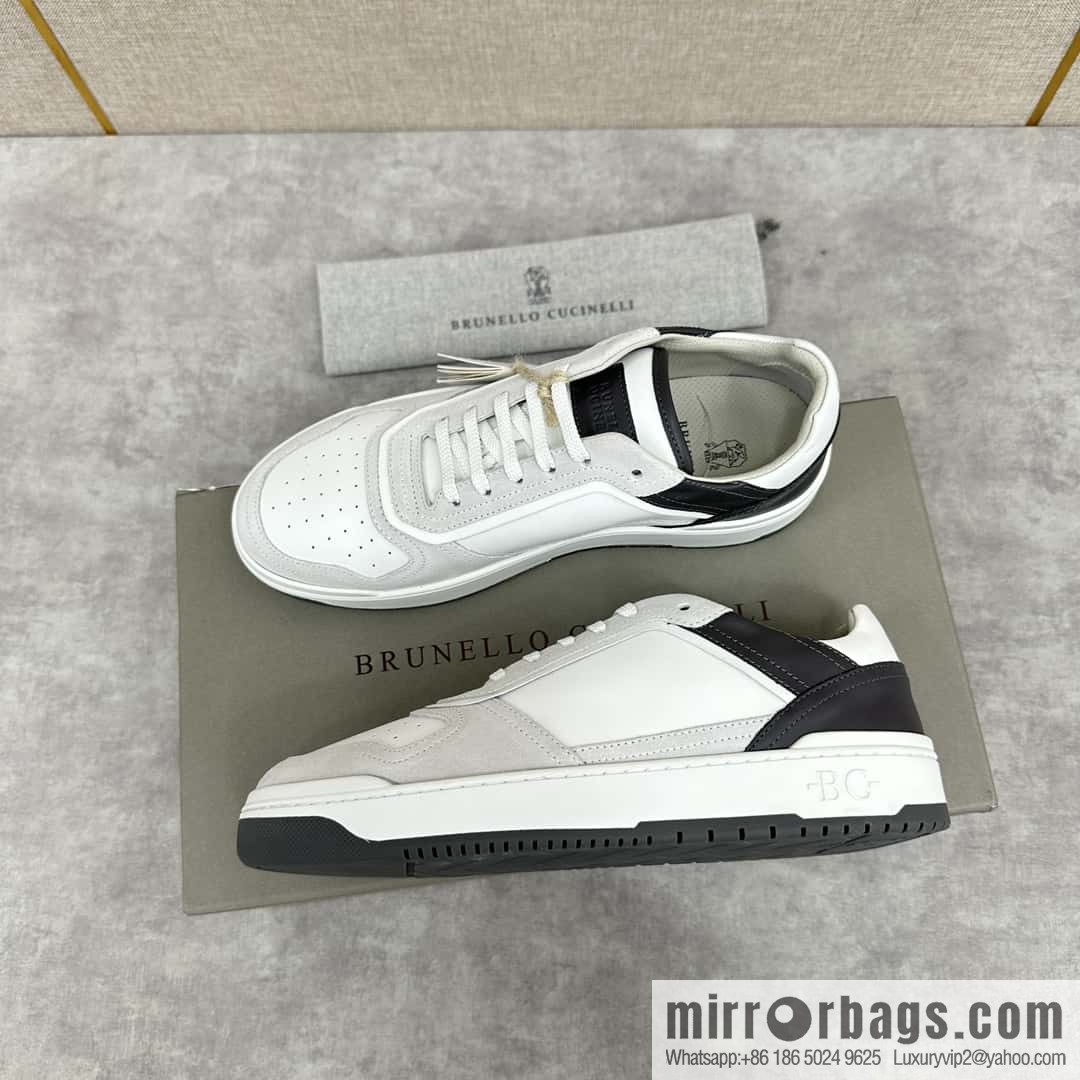 💋💍BC new products, casual board shoes, the first 🆕 Brunel * o Cucinell * splicing contrasting low-top sneakers