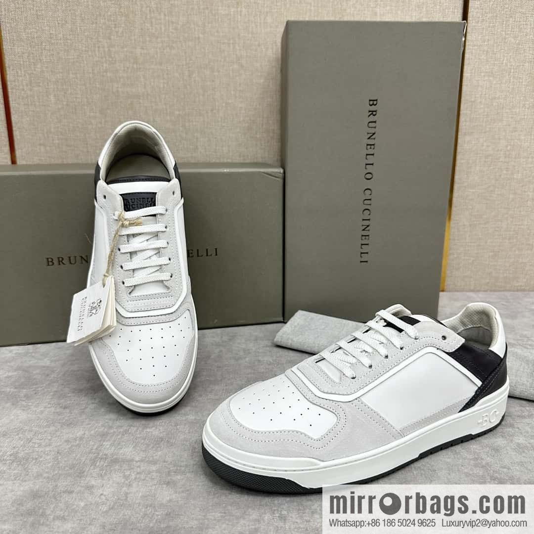💋💍BC new products, casual board shoes, the first 🆕 Brunel * o Cucinell * splicing contrasting low-top sneakers