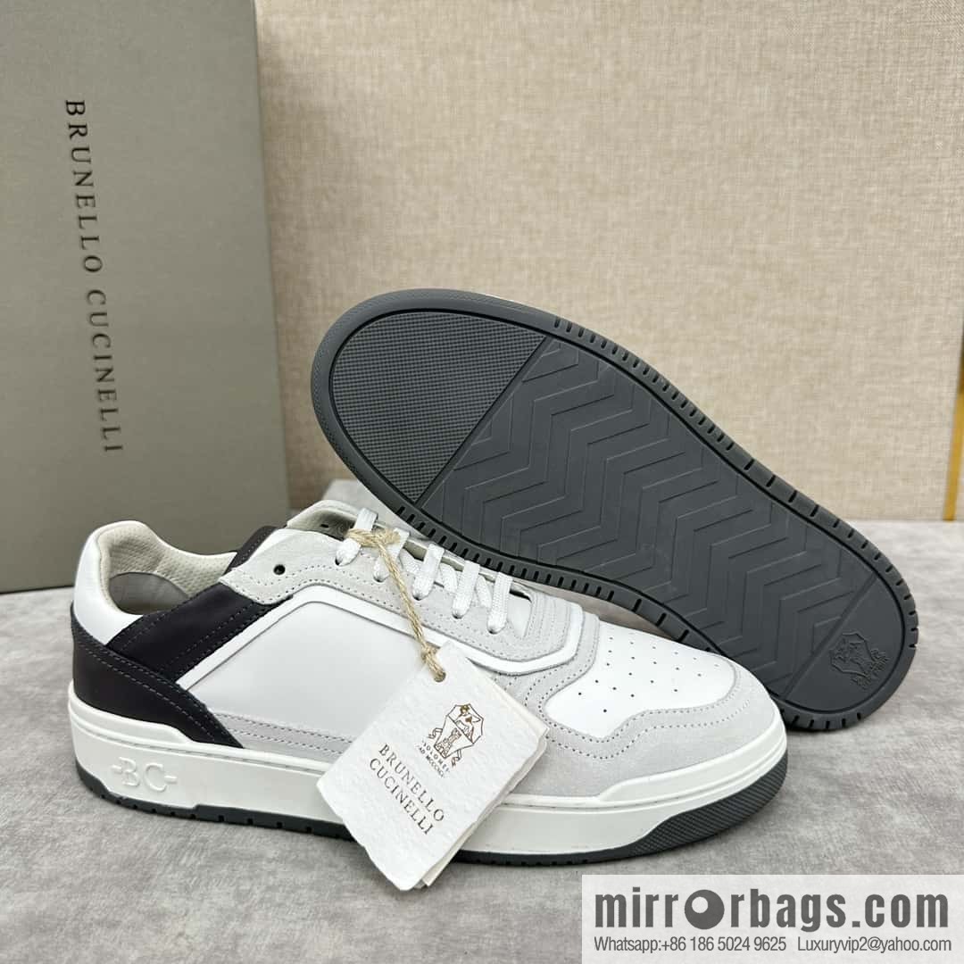 💋💍BC new products, casual board shoes, the first 🆕 Brunel * o Cucinell * splicing contrasting low-top sneakers