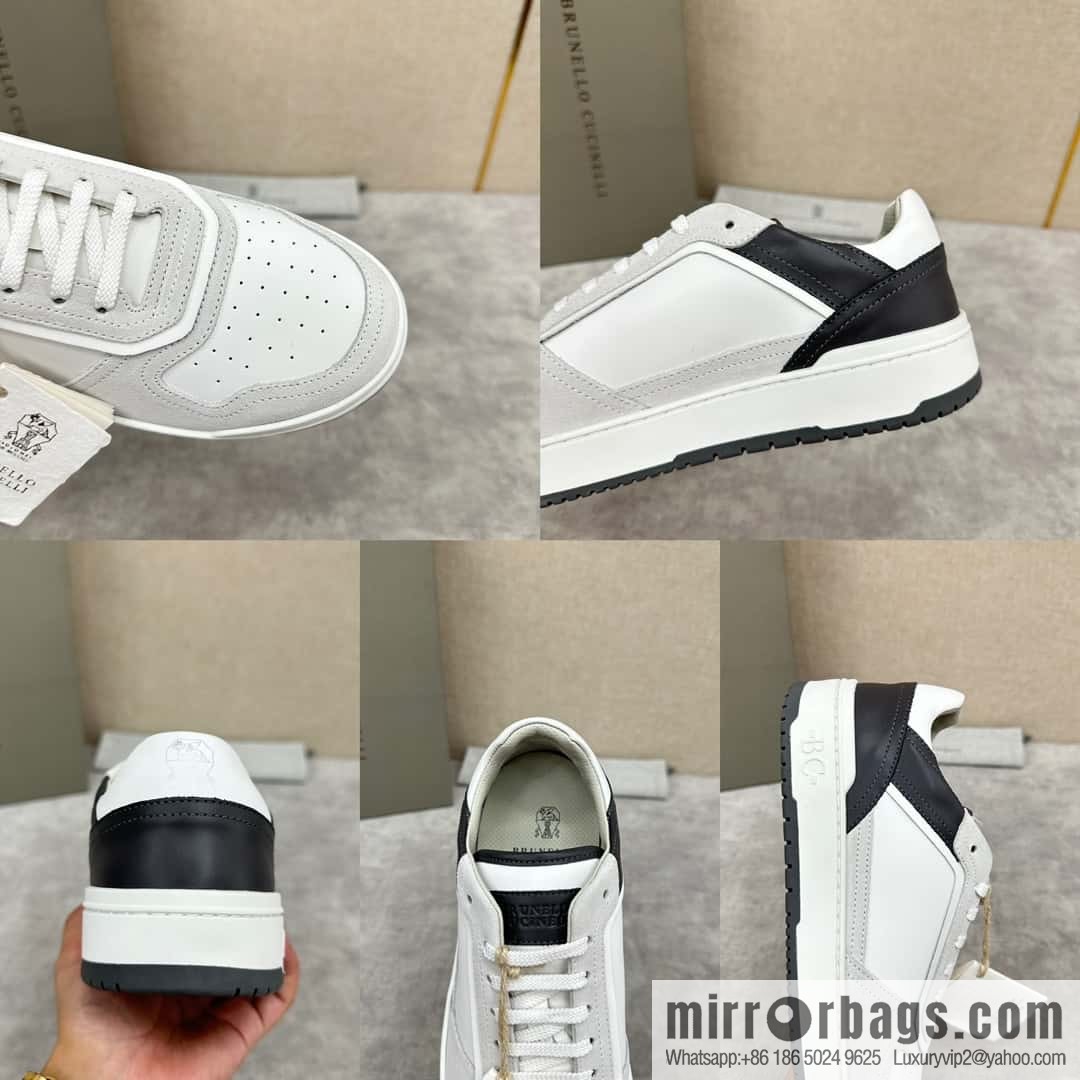 💋💍BC new products, casual board shoes, the first 🆕 Brunel * o Cucinell * splicing contrasting low-top sneakers