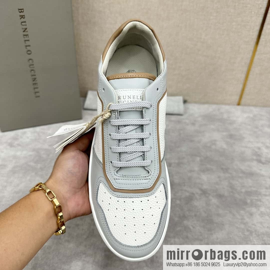💋💍BC new products, casual board shoes, the first 🆕 Brunel * o Cucinell * splicing contrasting low-top sneakers
