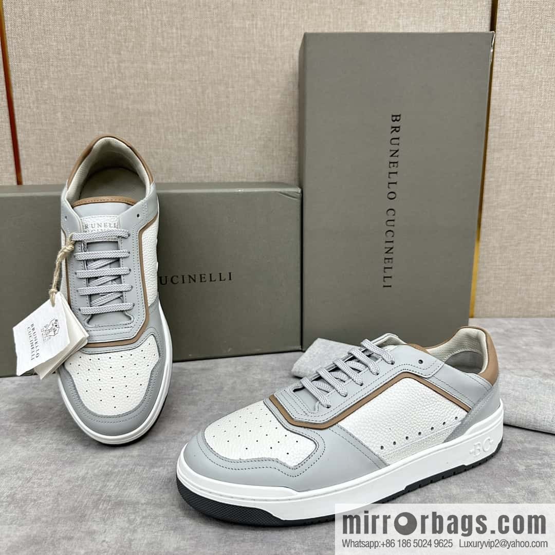 💋💍BC new products, casual board shoes, the first 🆕 Brunel * o Cucinell * splicing contrasting low-top sneakers