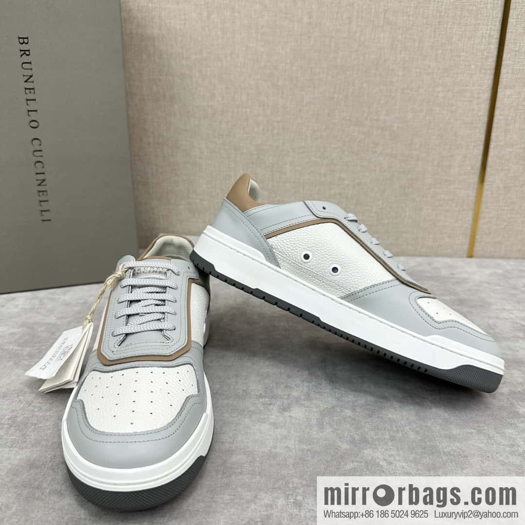 💋💍BC new products, casual board shoes, the first 🆕 Brunel * o Cucinell * splicing contrasting low-top sneakers
