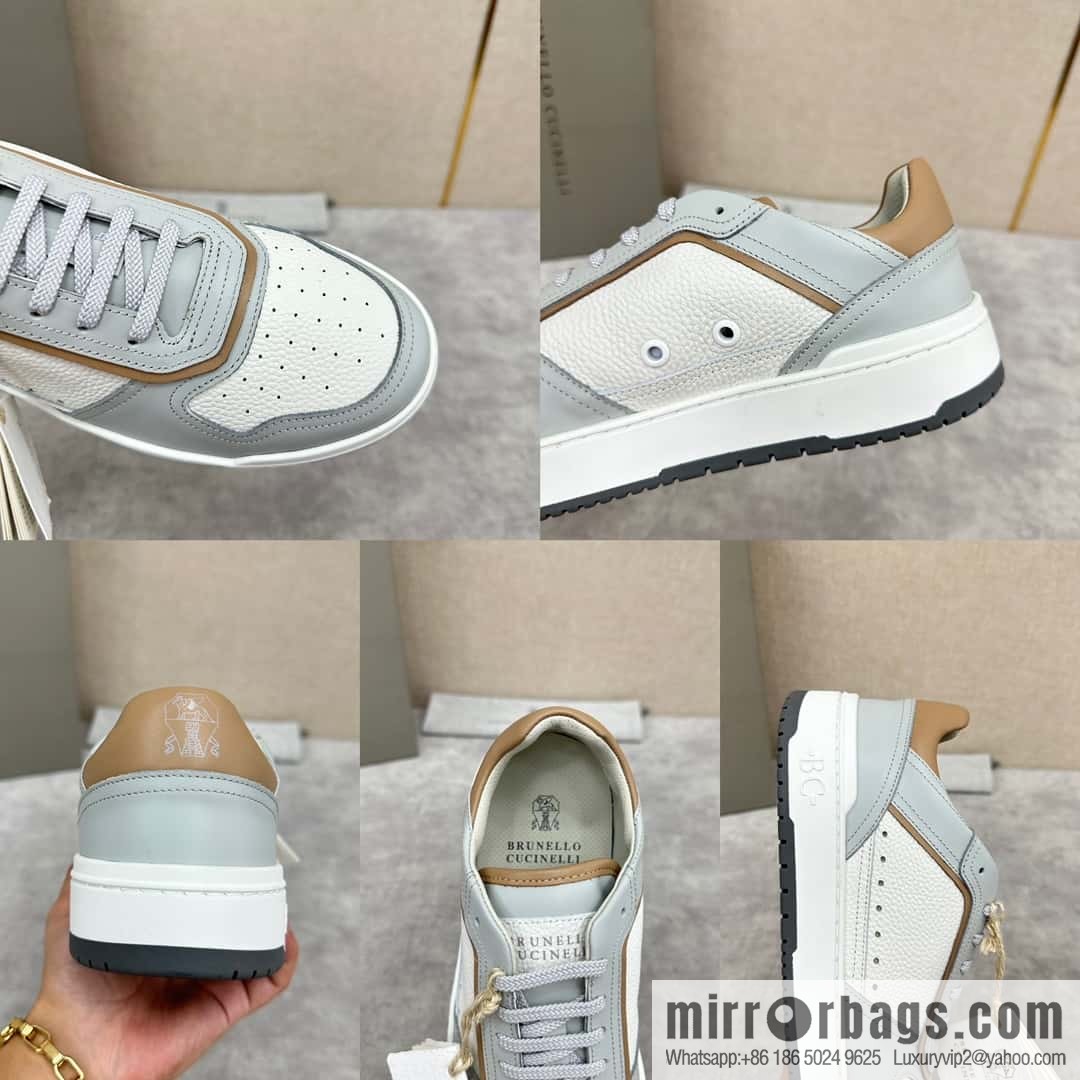💋💍BC new products, casual board shoes, the first 🆕 Brunel * o Cucinell * splicing contrasting low-top sneakers