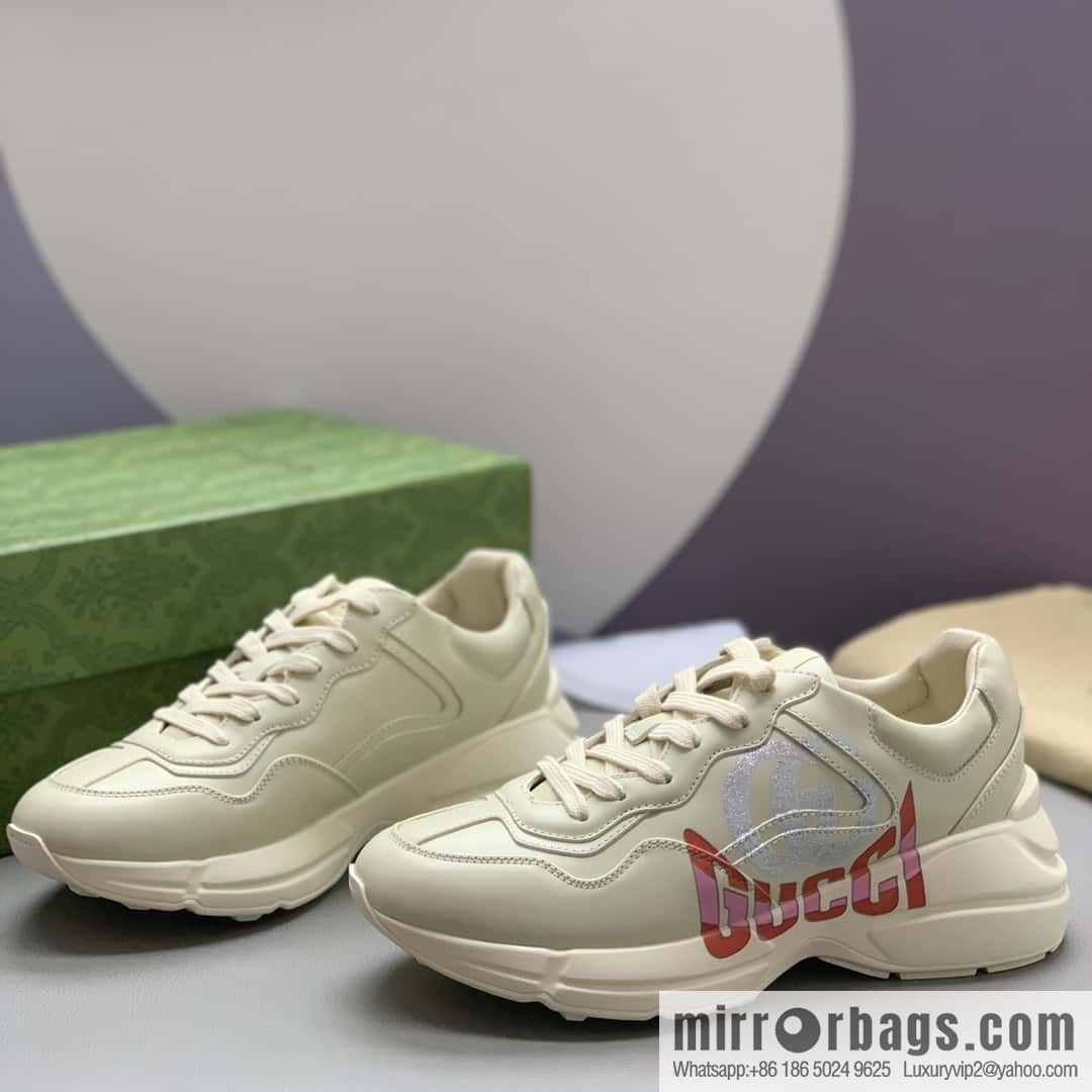 GUCCI 🔥 [G Home High Version] Men's and Women's Retro Sneakers