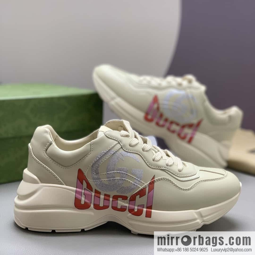 GUCCI 🔥 [G Home High Version] Men's and Women's Retro Sneakers