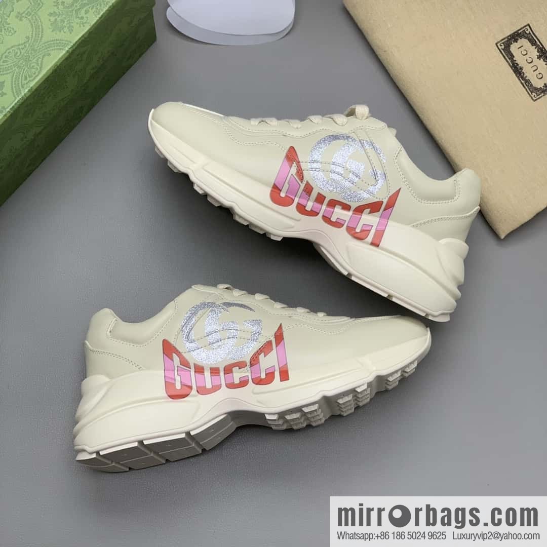 GUCCI 🔥 [G Home High Version] Men's and Women's Retro Sneakers