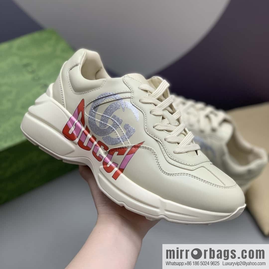 GUCCI 🔥 [G Home High Version] Men's and Women's Retro Sneakers