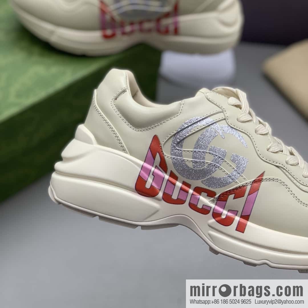GUCCI 🔥 [G Home High Version] Men's and Women's Retro Sneakers