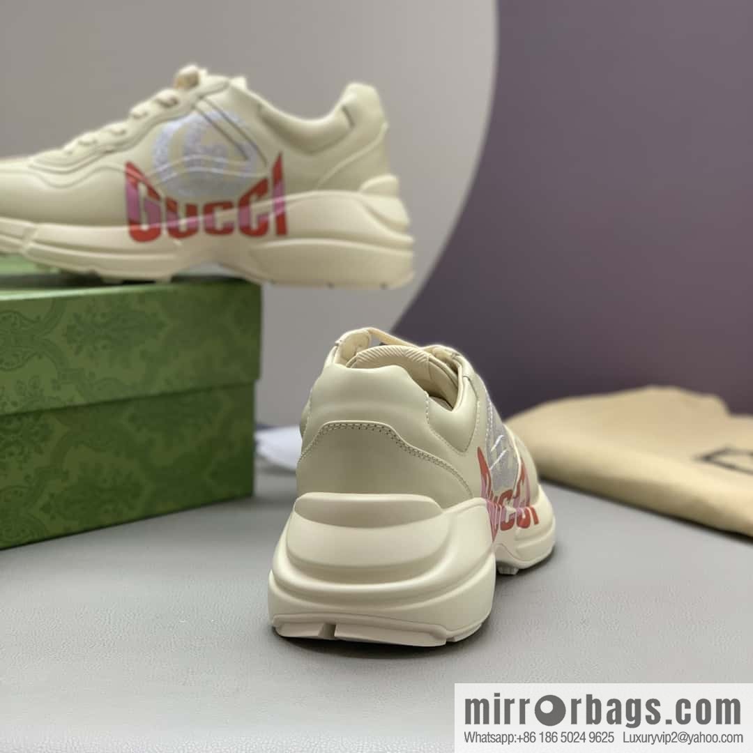 GUCCI 🔥 [G Home High Version] Men's and Women's Retro Sneakers