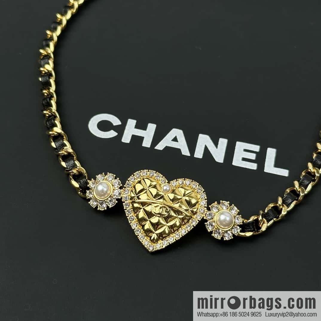 ❗️New ❗️ Chanel belt belt chain ☀️ new ☑️ Chanel double c gold diamond peach heart love belt belt chain ☀️