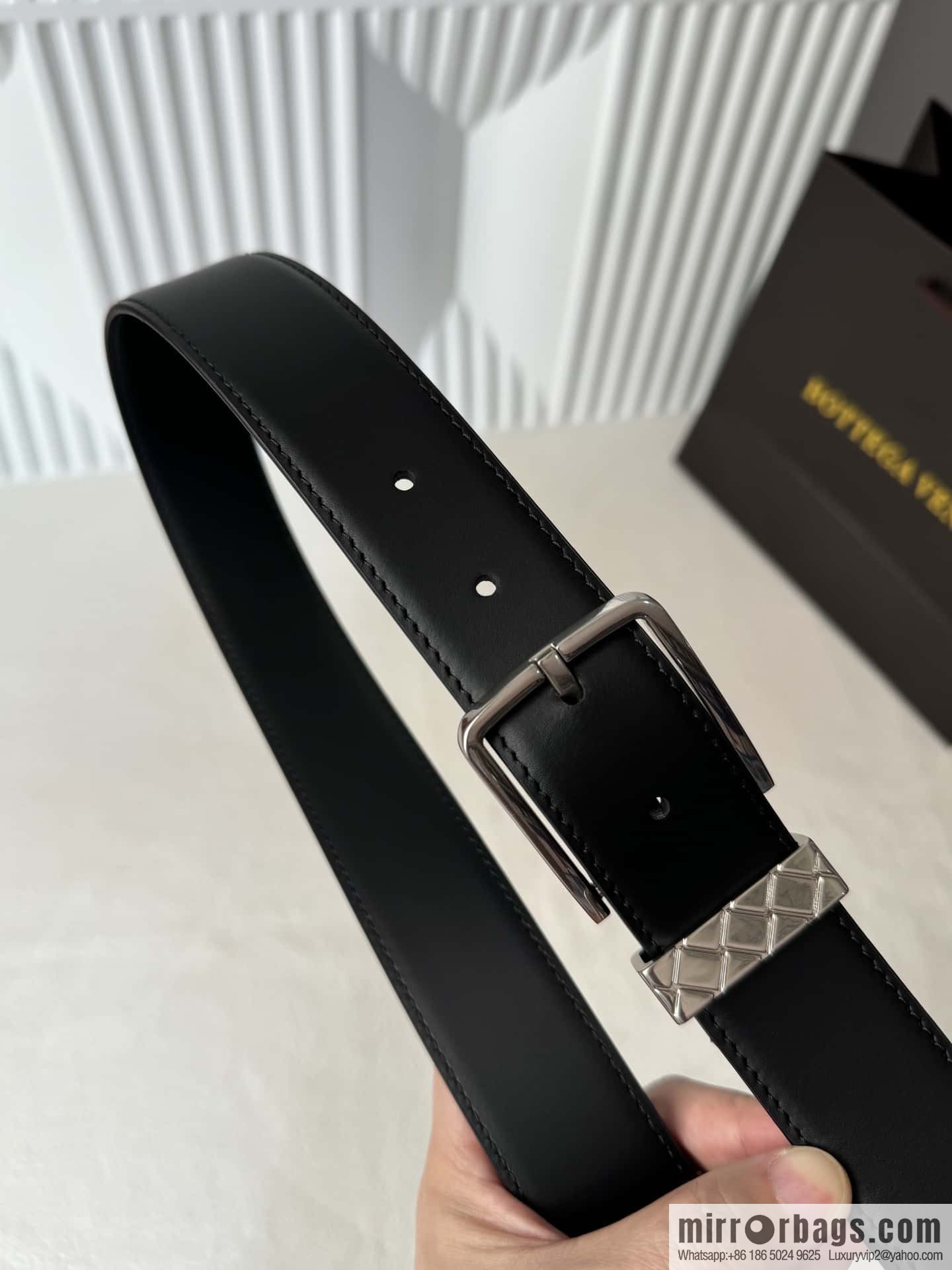 Bottega Veneta latest woven style belt 3.5CM