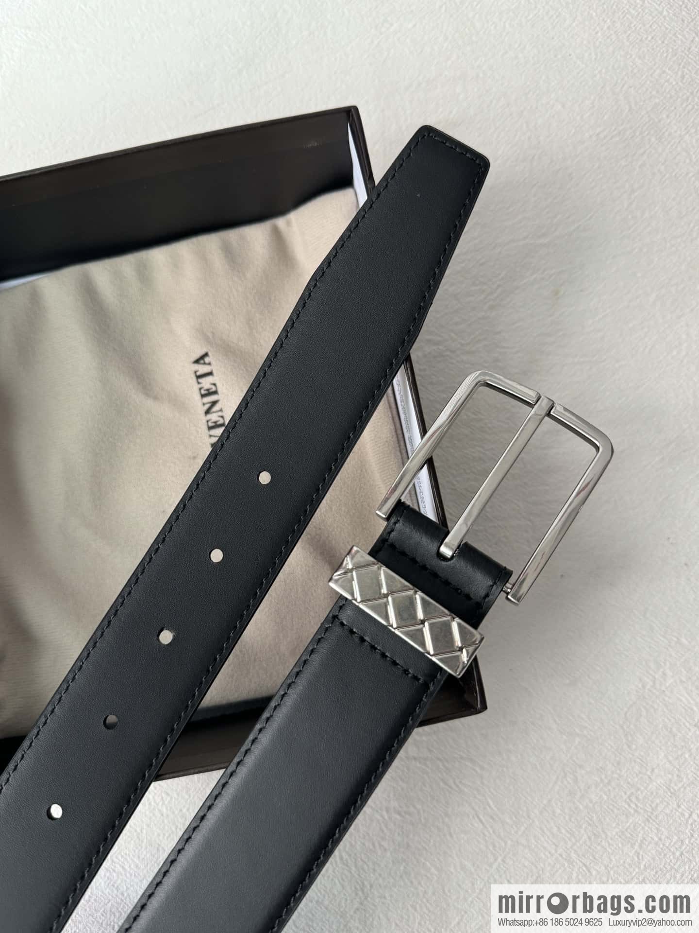 Bottega Veneta latest woven style belt 3.5CM