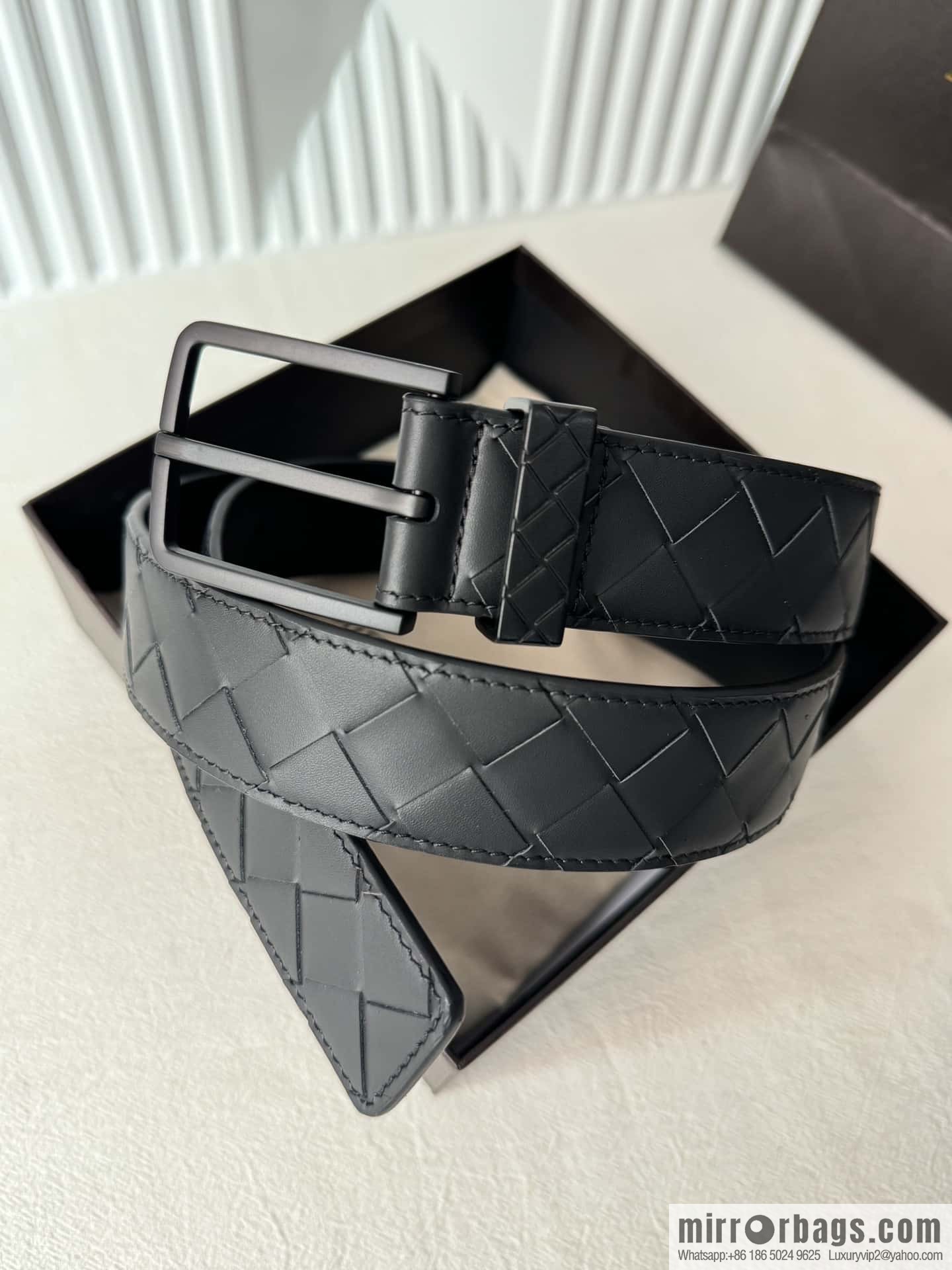 Bottega Veneta latest woven style belt 3.5CM