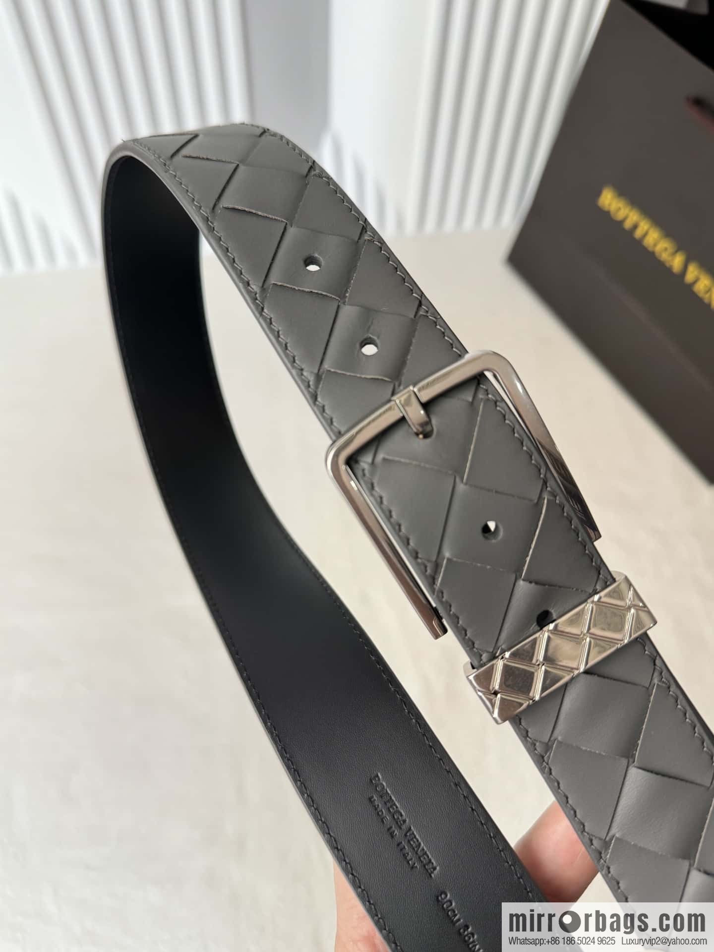 Bottega Veneta latest woven style belt 3.5CM