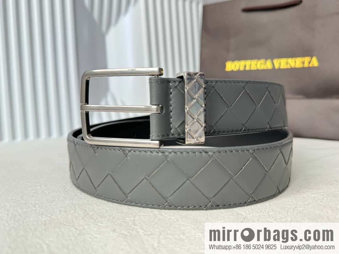 Bottega Veneta latest woven style belt 3.5CM