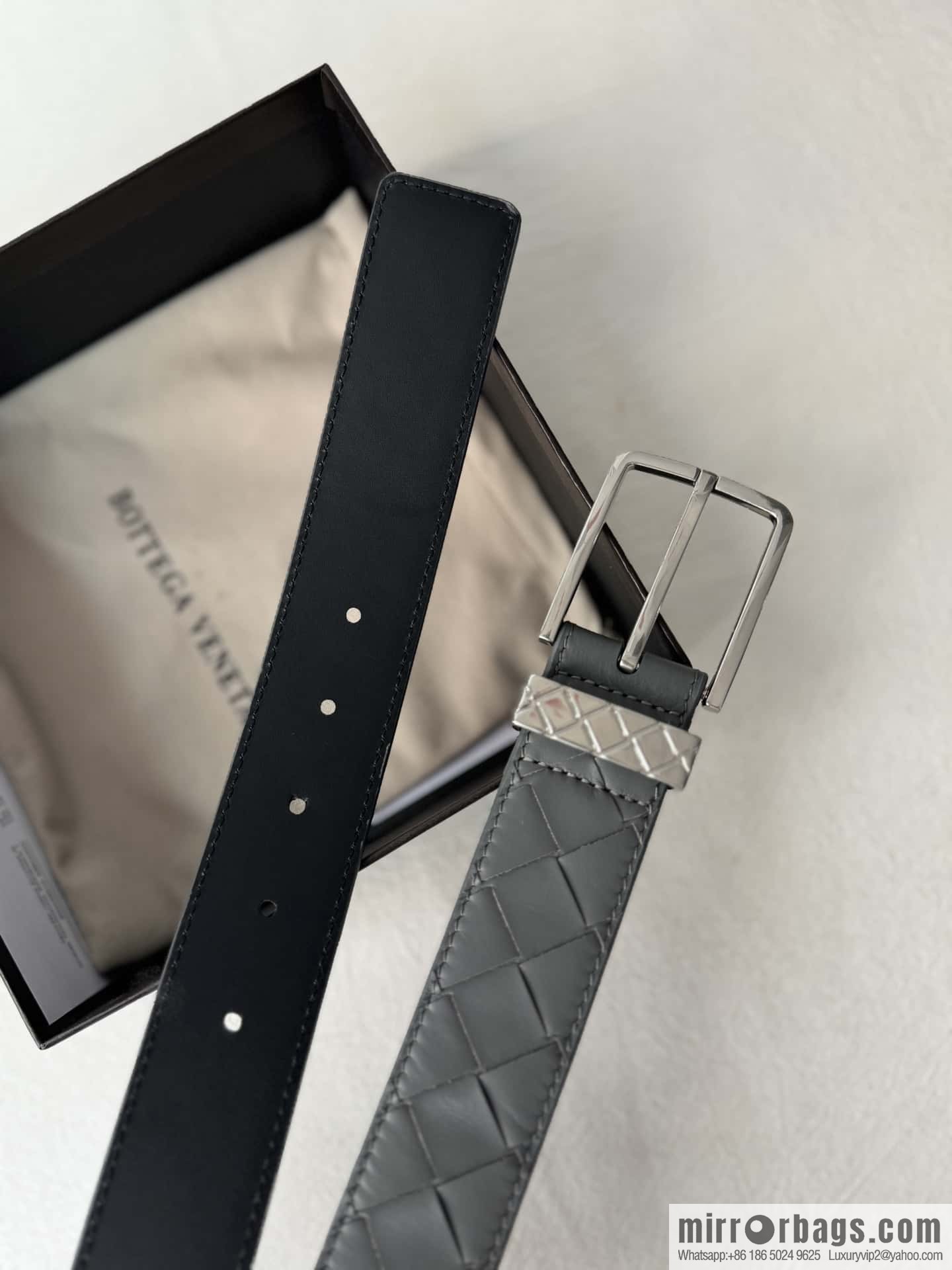 Bottega Veneta latest woven style belt 3.5CM