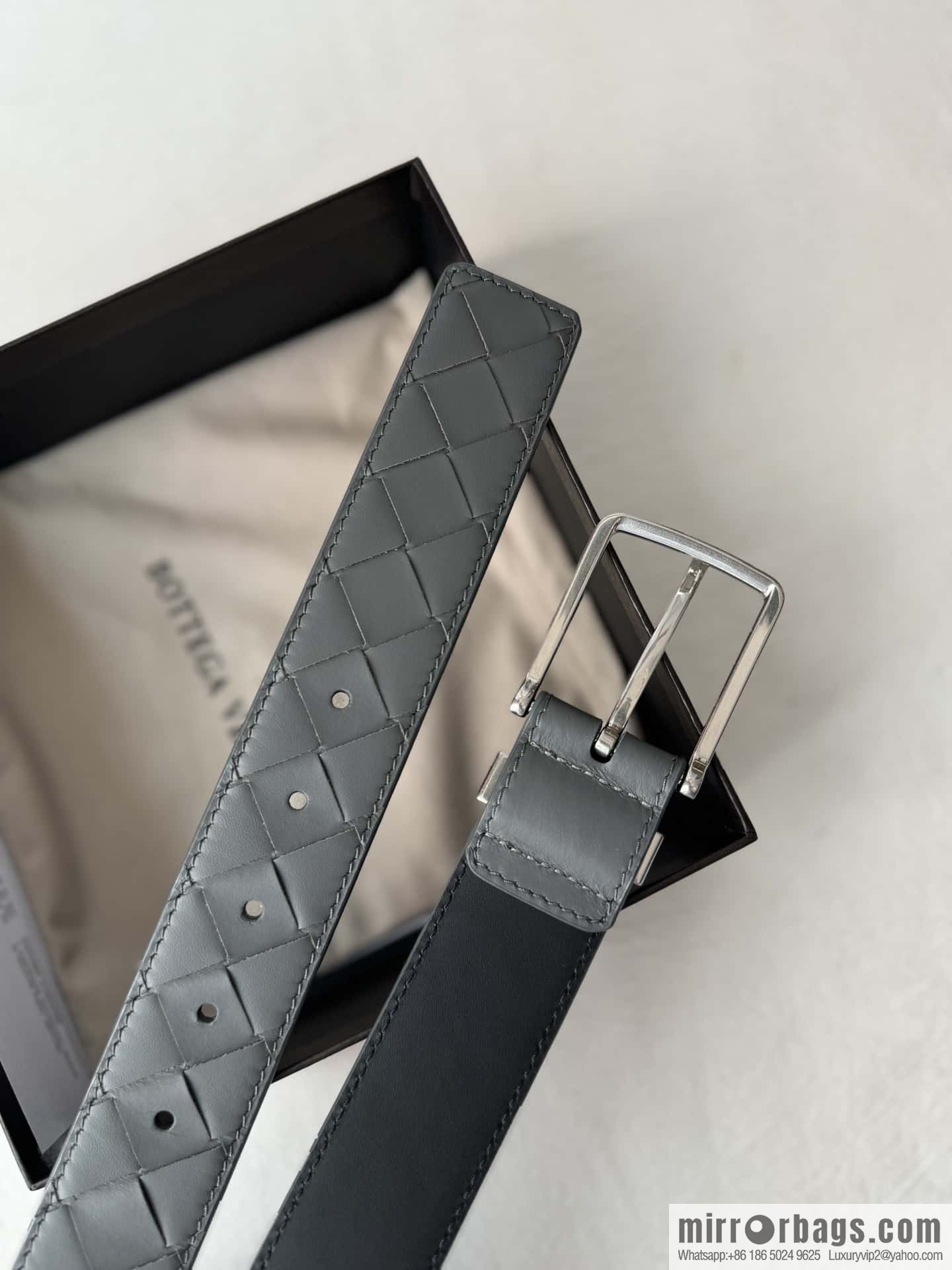 Bottega Veneta latest woven style belt 3.5CM