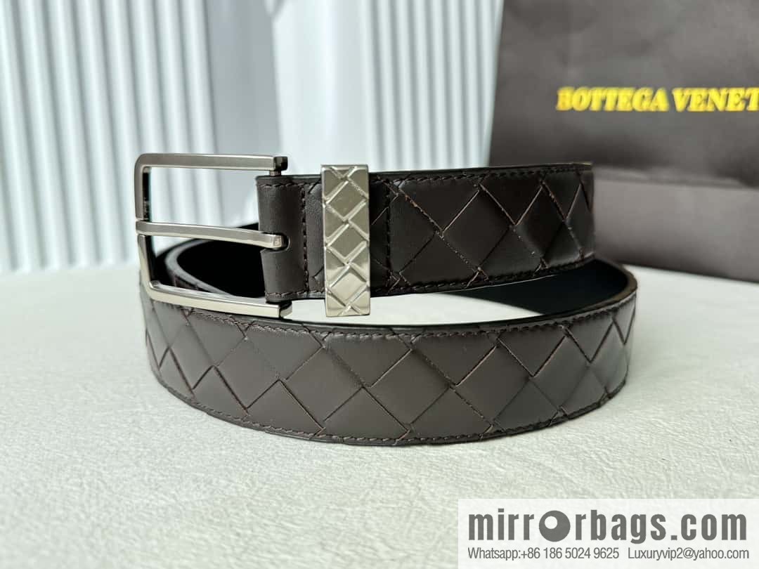Bottega Veneta latest woven style belt 3.5CM