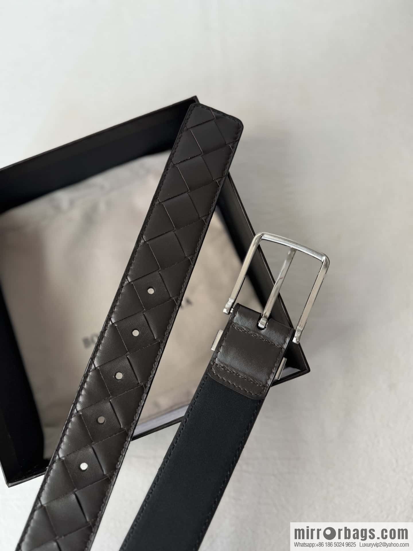 Bottega Veneta latest woven style belt 3.5CM