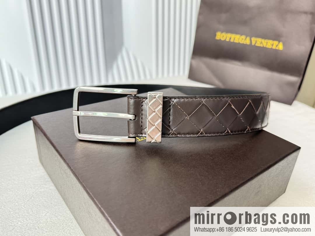 Bottega Veneta latest woven style belt 3.5CM