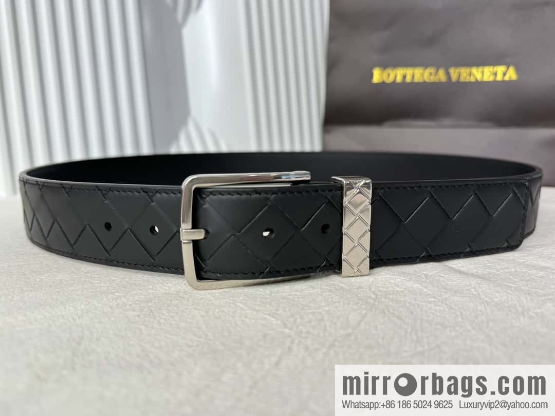 Bottega Veneta latest woven style belt 3.5CM