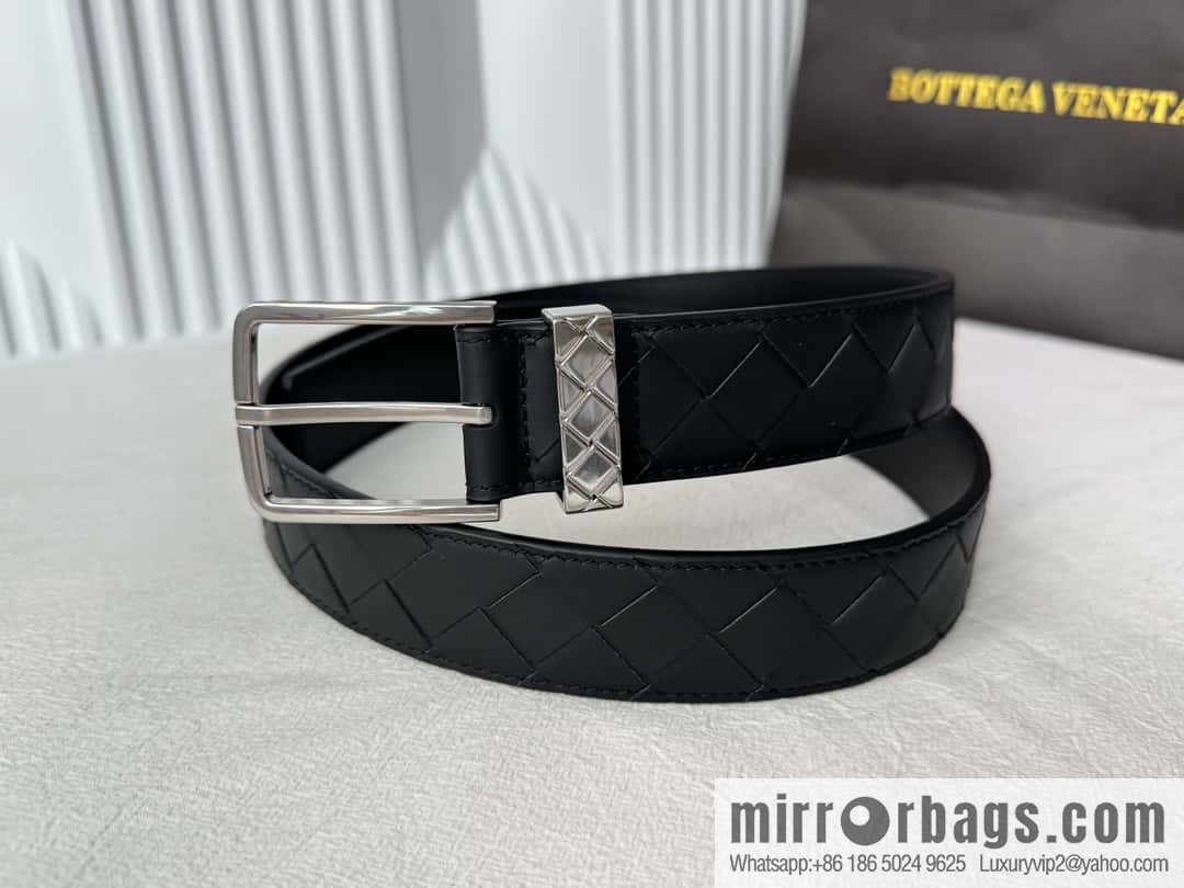 Bottega Veneta latest woven style belt 3.5CM