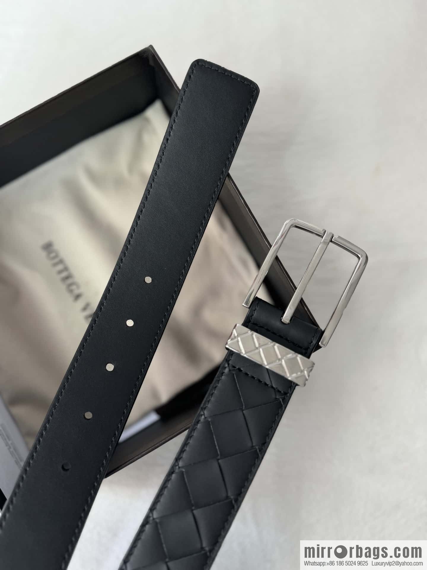 Bottega Veneta latest woven style belt 3.5CM