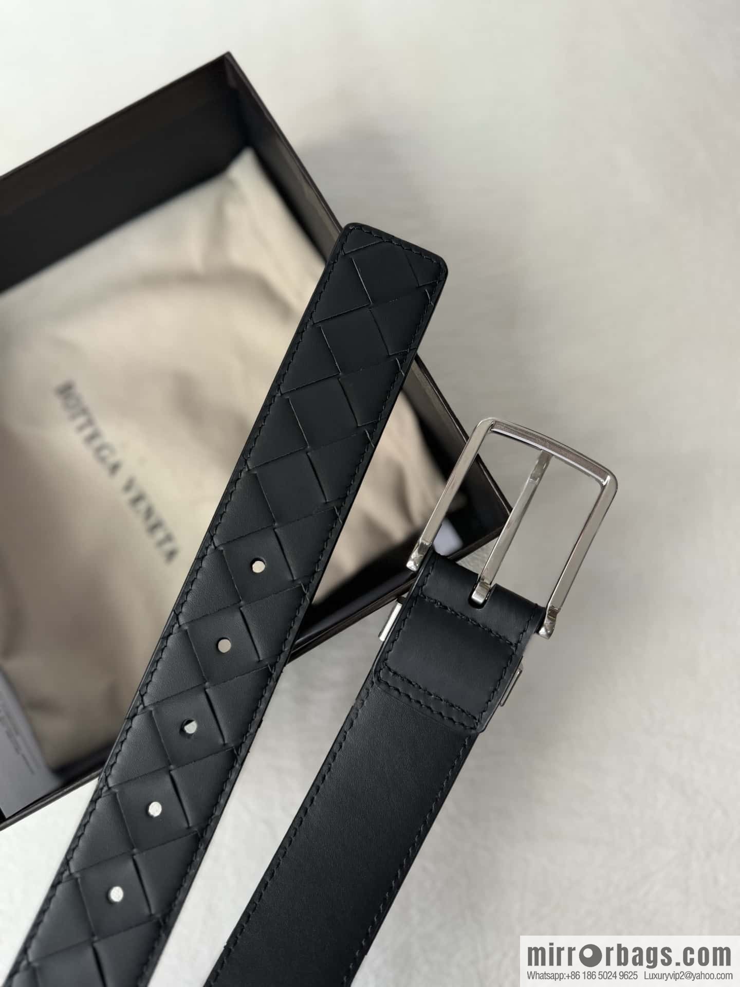 Bottega Veneta latest woven style belt 3.5CM