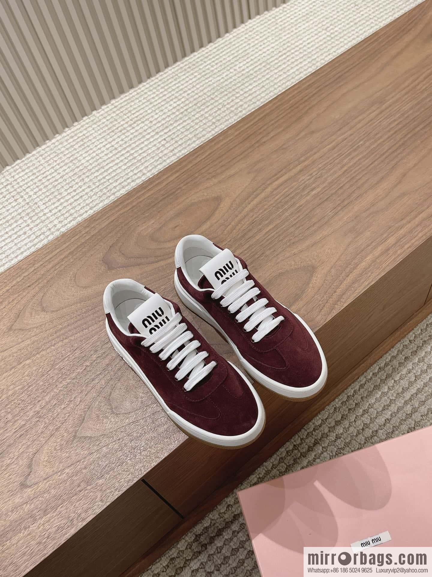 Miumiu ss24 new arrival~ miu's 2024 early spring new lace-up casual shoes, this lace-up casual shoes