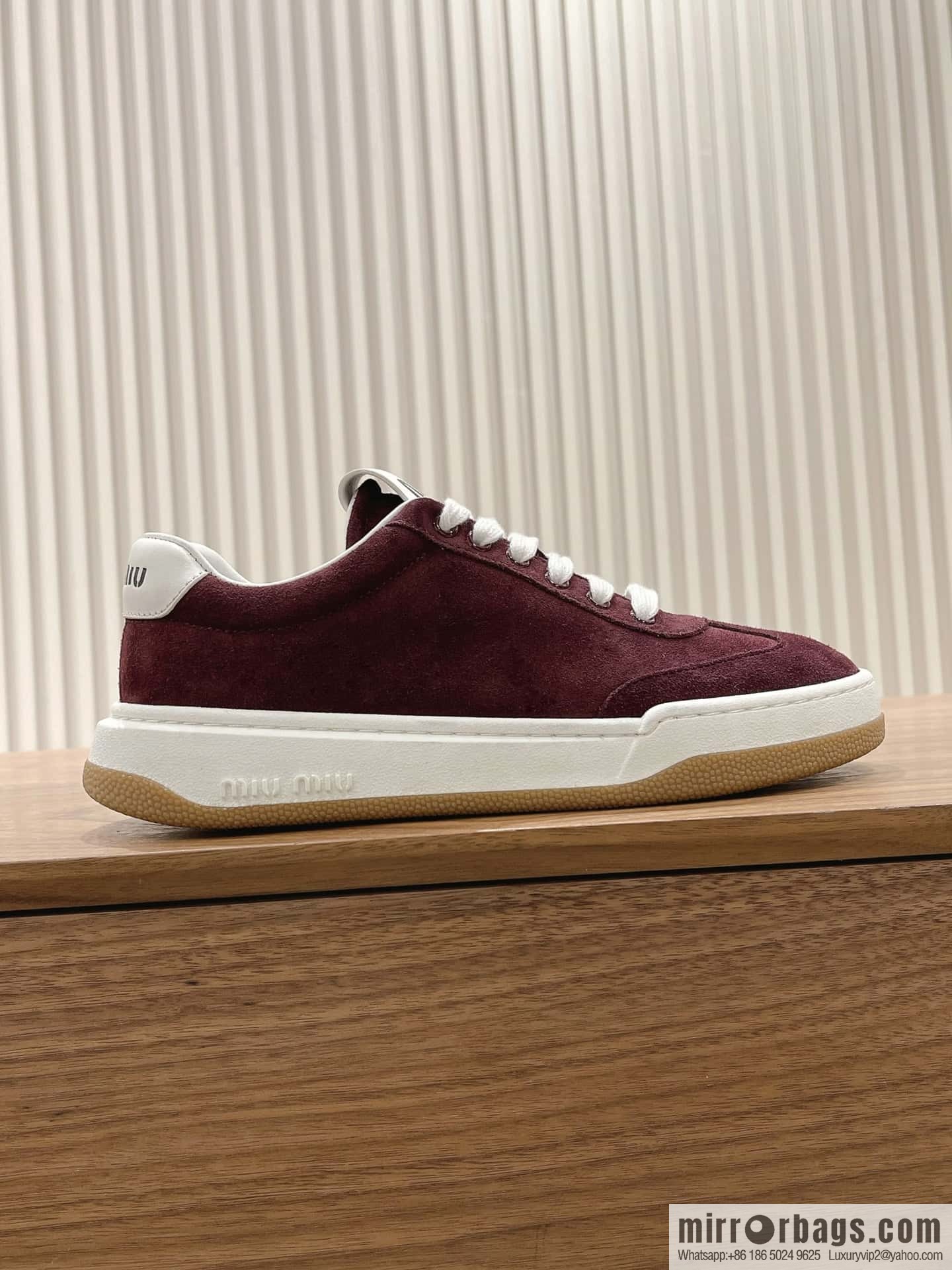 Miumiu ss24 new arrival~ miu's 2024 early spring new lace-up casual shoes, this lace-up casual shoes