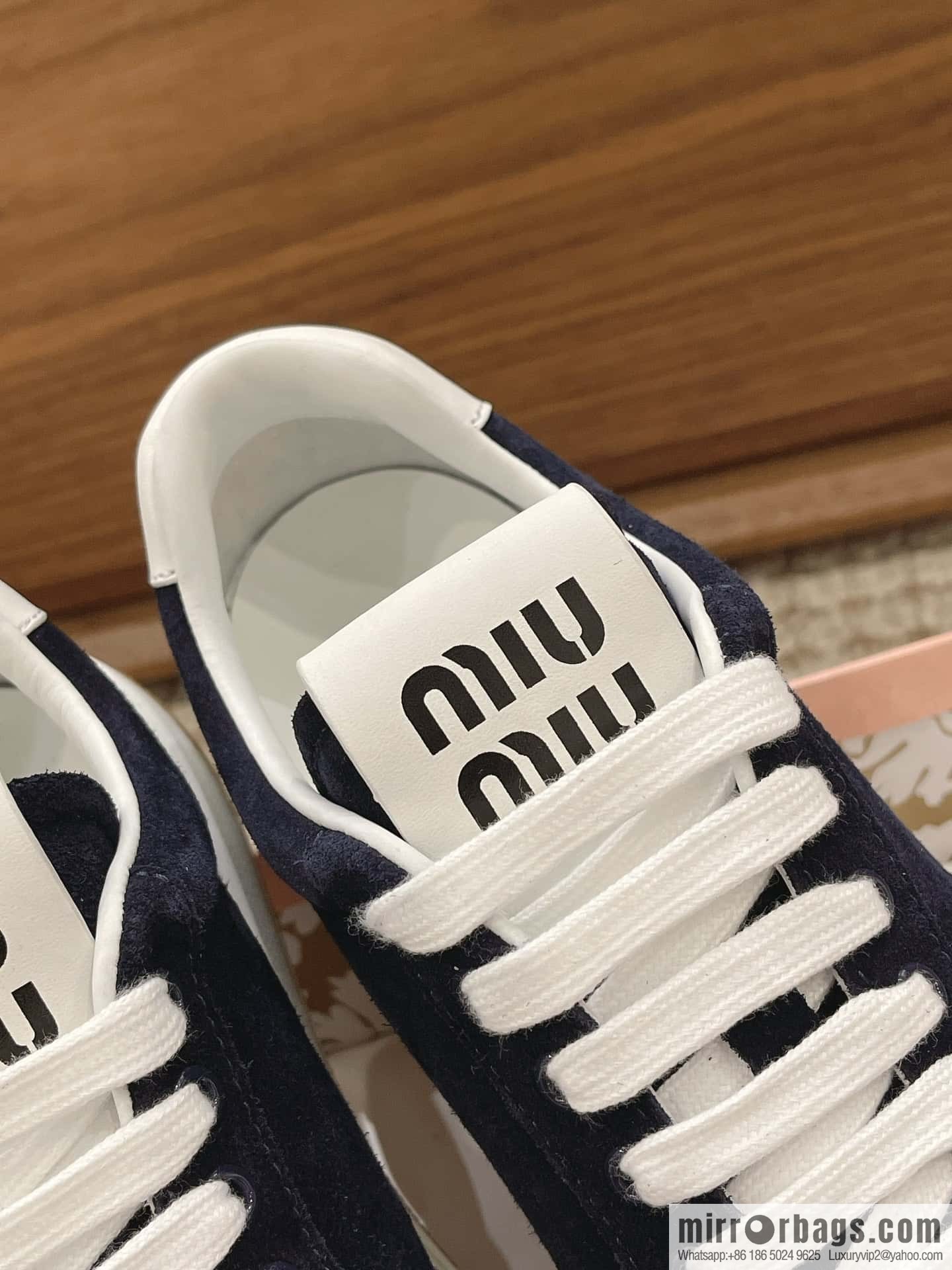 Miumiu ss24 new arrival~ miu's 2024 early spring new lace-up casual shoes, this lace-up casual shoes