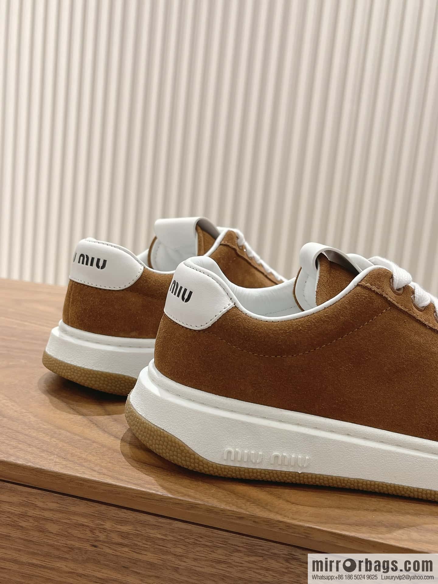 Miumiu ss24 new arrival~ miu's 2024 early spring new lace-up casual shoes, this lace-up casual shoes
