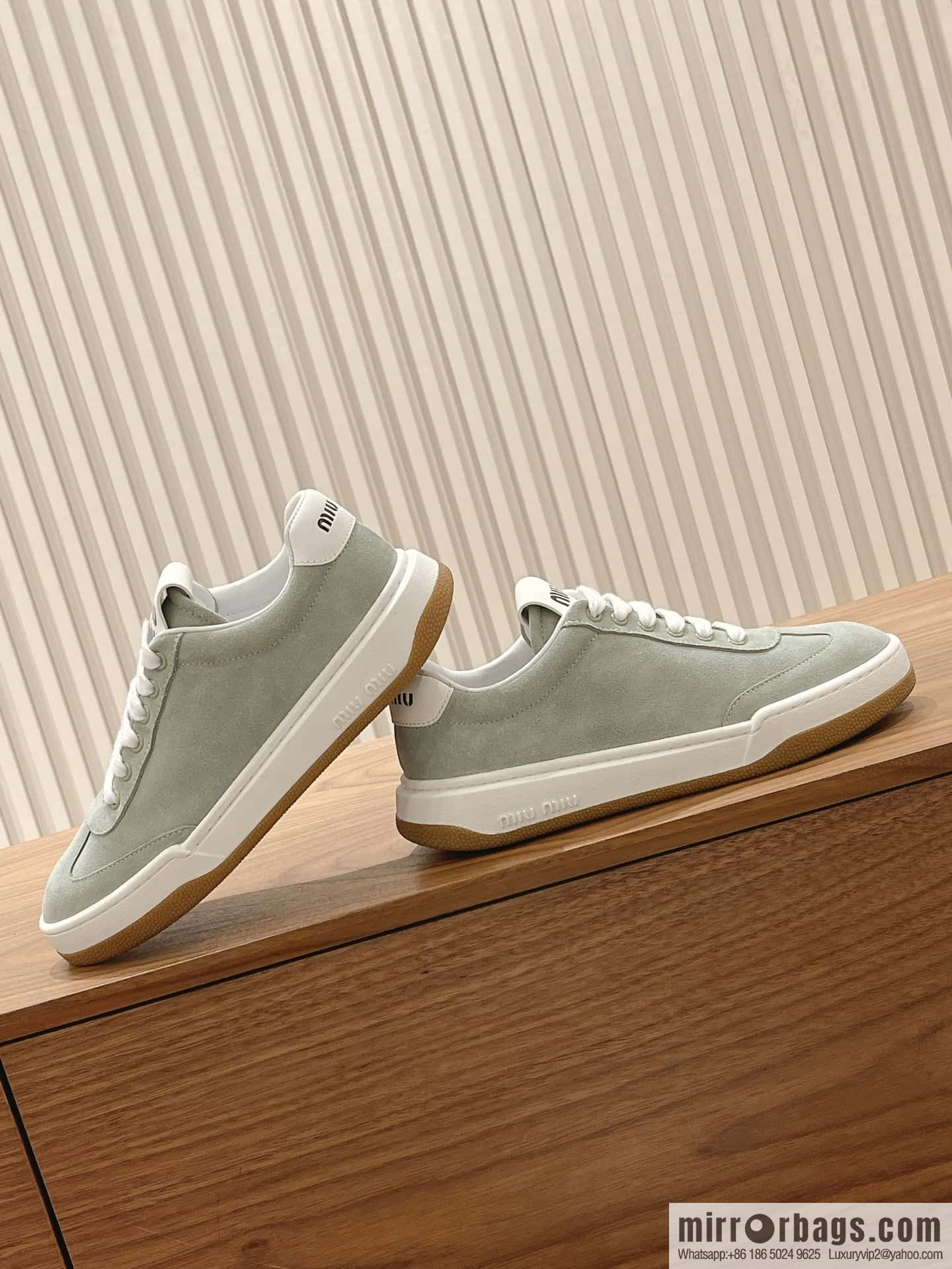 Miumiu ss24 new arrival~ miu's 2024 early spring new lace-up casual shoes, this lace-up casual shoes