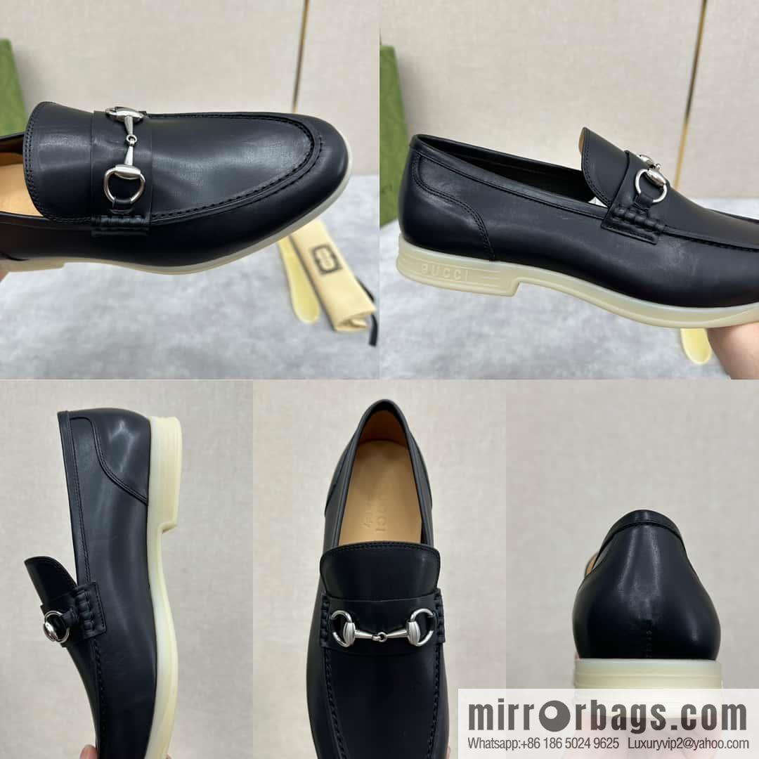 💋💍 G's new Gucc * Gu-Chi, horse buckle men's loafers, loafers