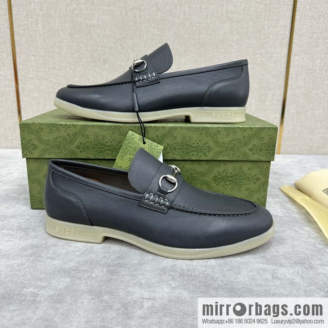 💋💍 G's new Gucc * Gu-Chi, horse buckle men's loafers, loafers