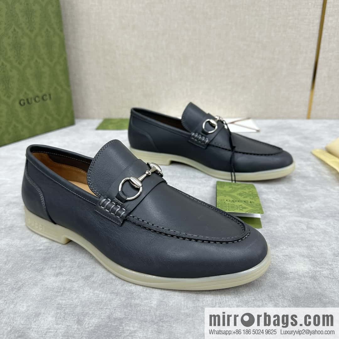 💋💍 G's new Gucc * Gu-Chi, horse buckle men's loafers, loafers