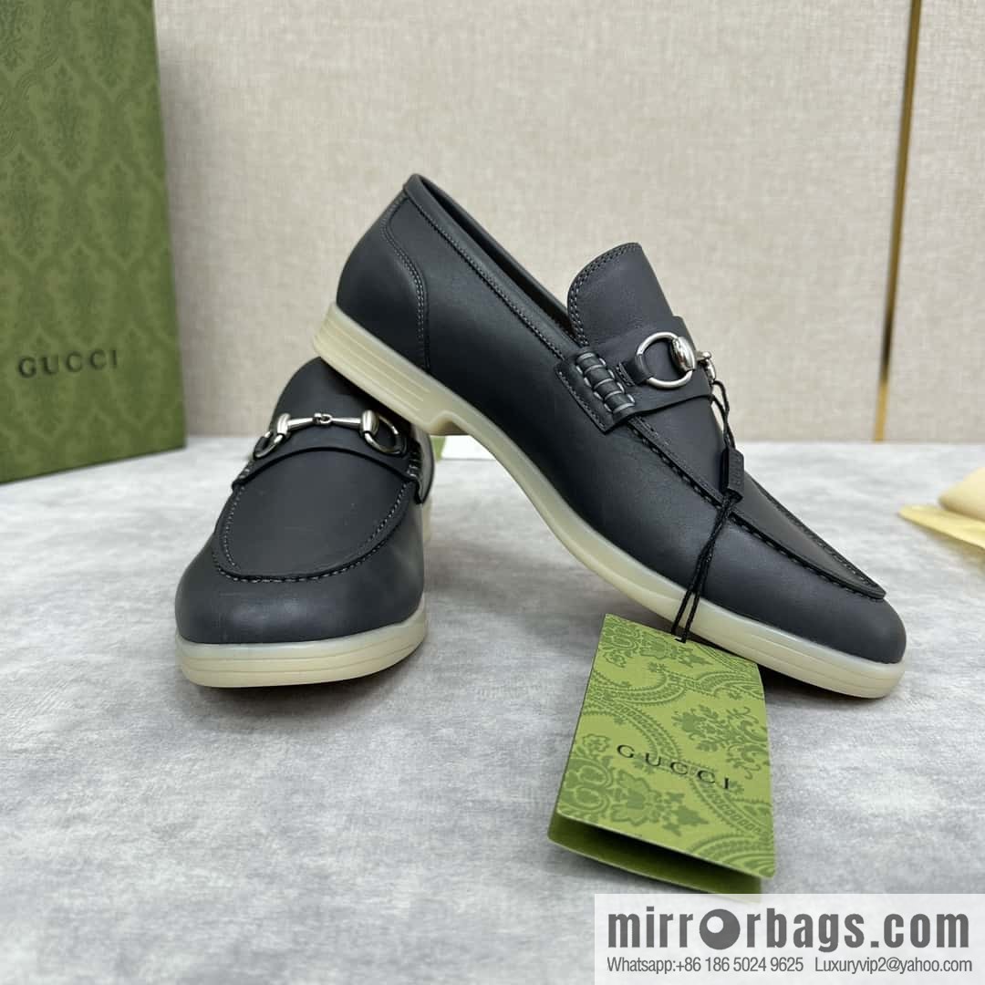 💋💍 G's new Gucc * Gu-Chi, horse buckle men's loafers, loafers