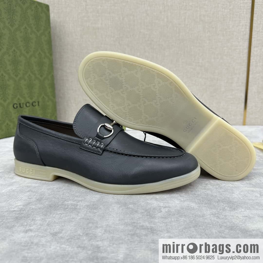 💋💍 G's new Gucc * Gu-Chi, horse buckle men's loafers, loafers