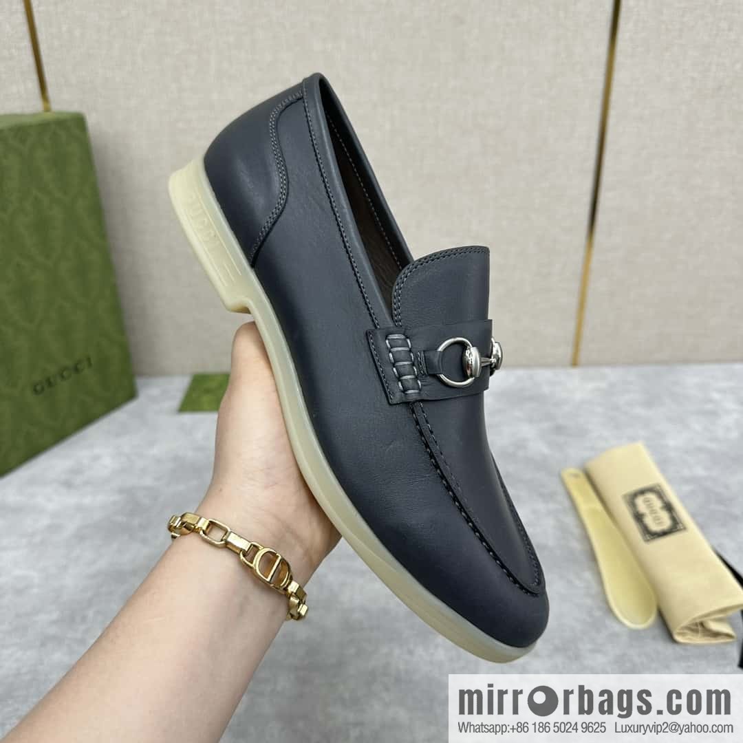 💋💍 G's new Gucc * Gu-Chi, horse buckle men's loafers, loafers