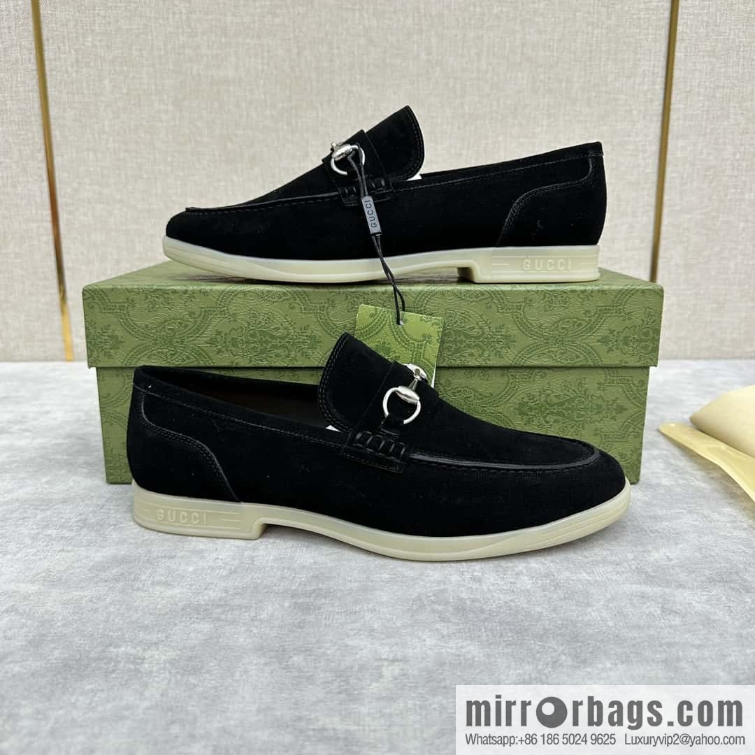 💋💍 G's new Gucc * Gu-Chi, horse buckle men's loafers, loafers