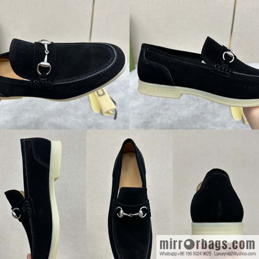 💋💍 G's new Gucc * Gu-Chi, horse buckle men's loafers, loafers