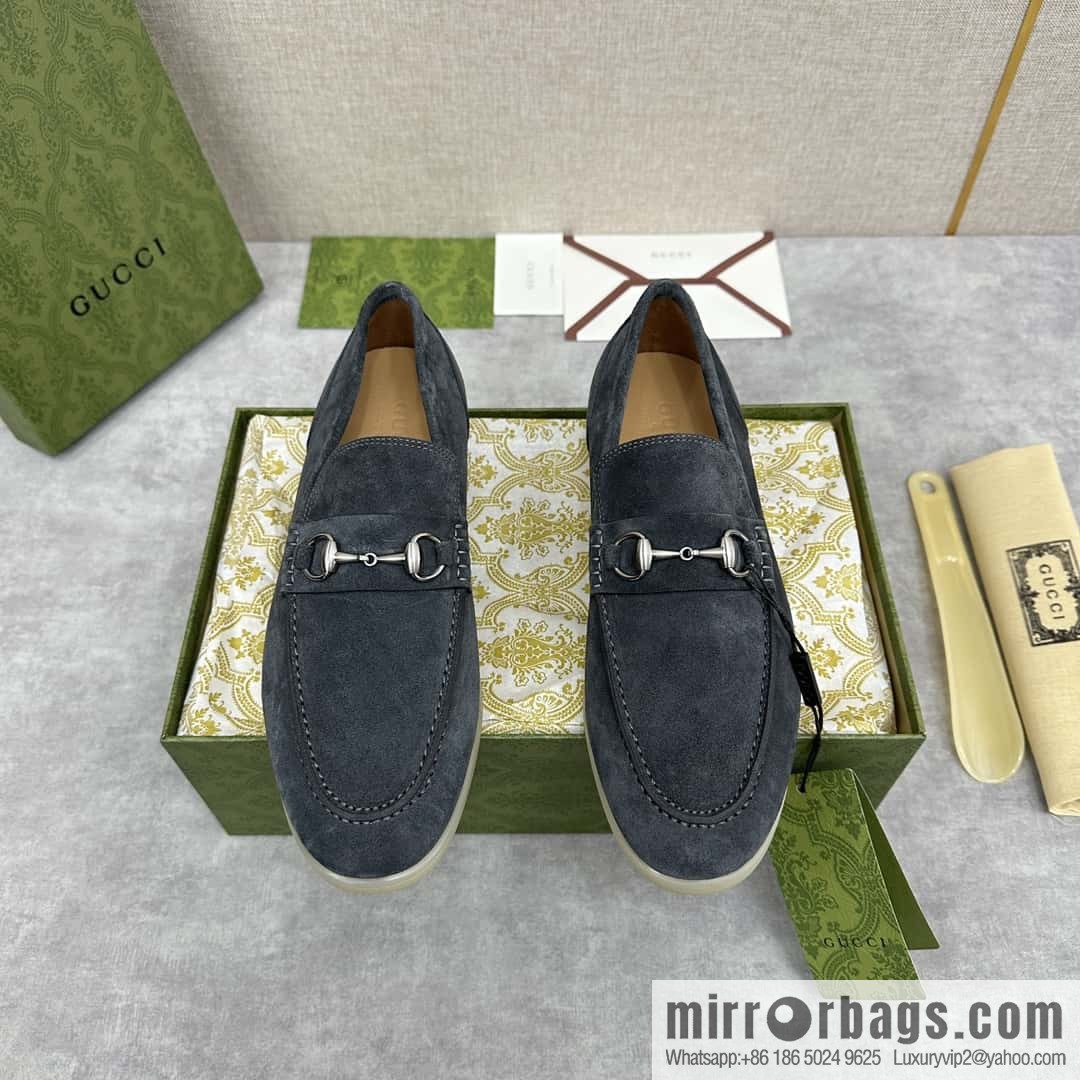 💋💍 G's new Gucc * Gu-Chi, horse buckle men's loafers, loafers