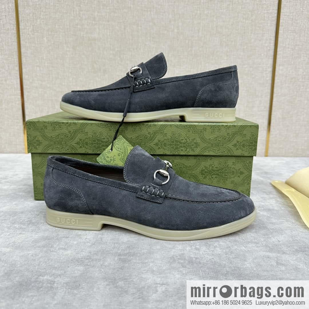 💋💍 G's new Gucc * Gu-Chi, horse buckle men's loafers, loafers