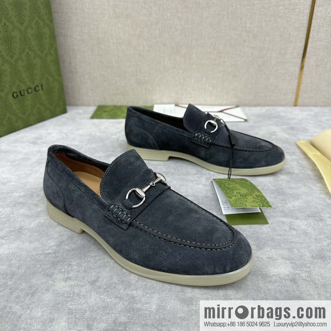 💋💍 G's new Gucc * Gu-Chi, horse buckle men's loafers, loafers