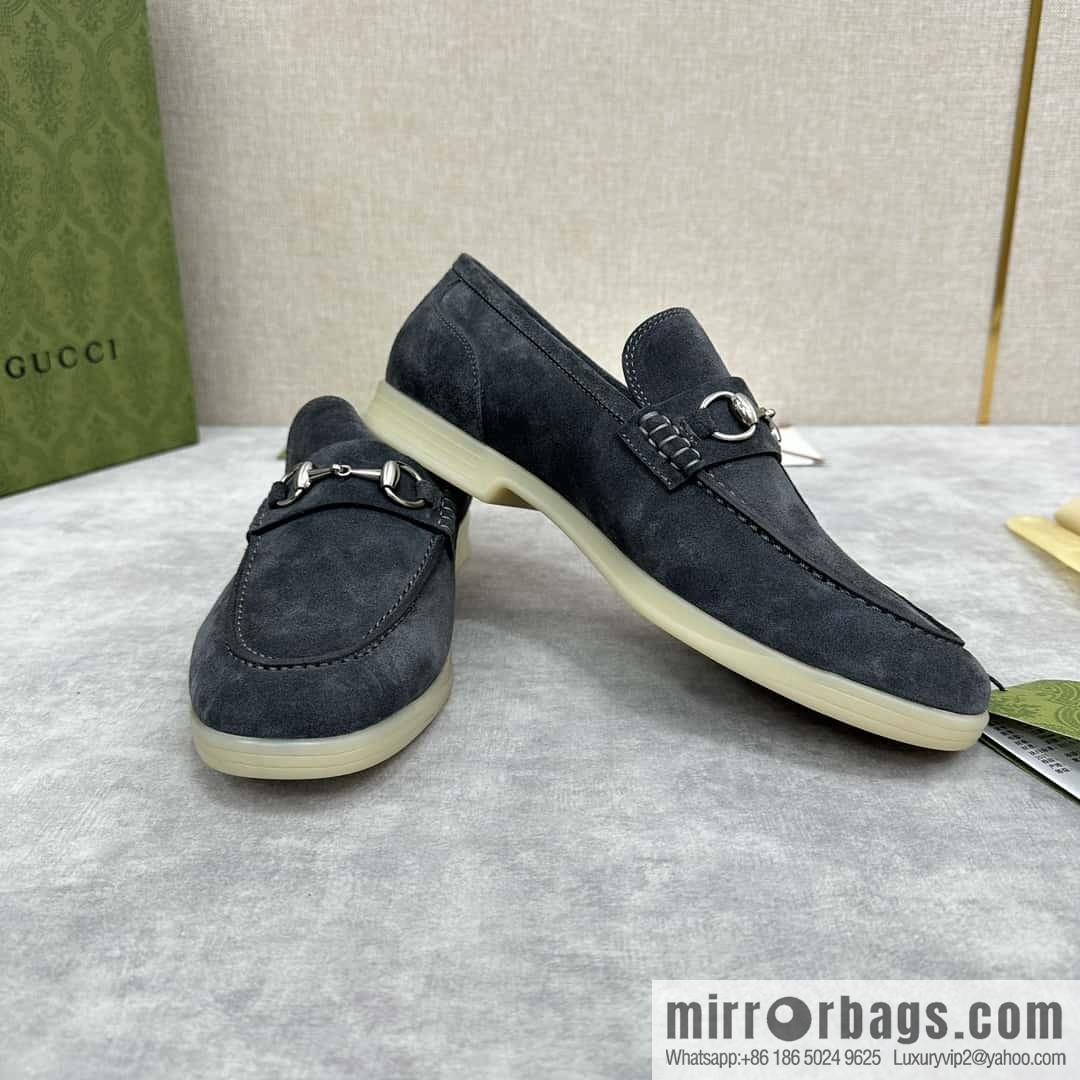 💋💍 G's new Gucc * Gu-Chi, horse buckle men's loafers, loafers