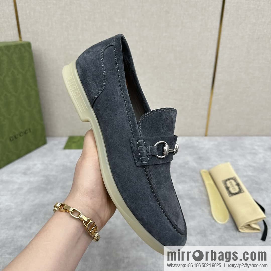 💋💍 G's new Gucc * Gu-Chi, horse buckle men's loafers, loafers