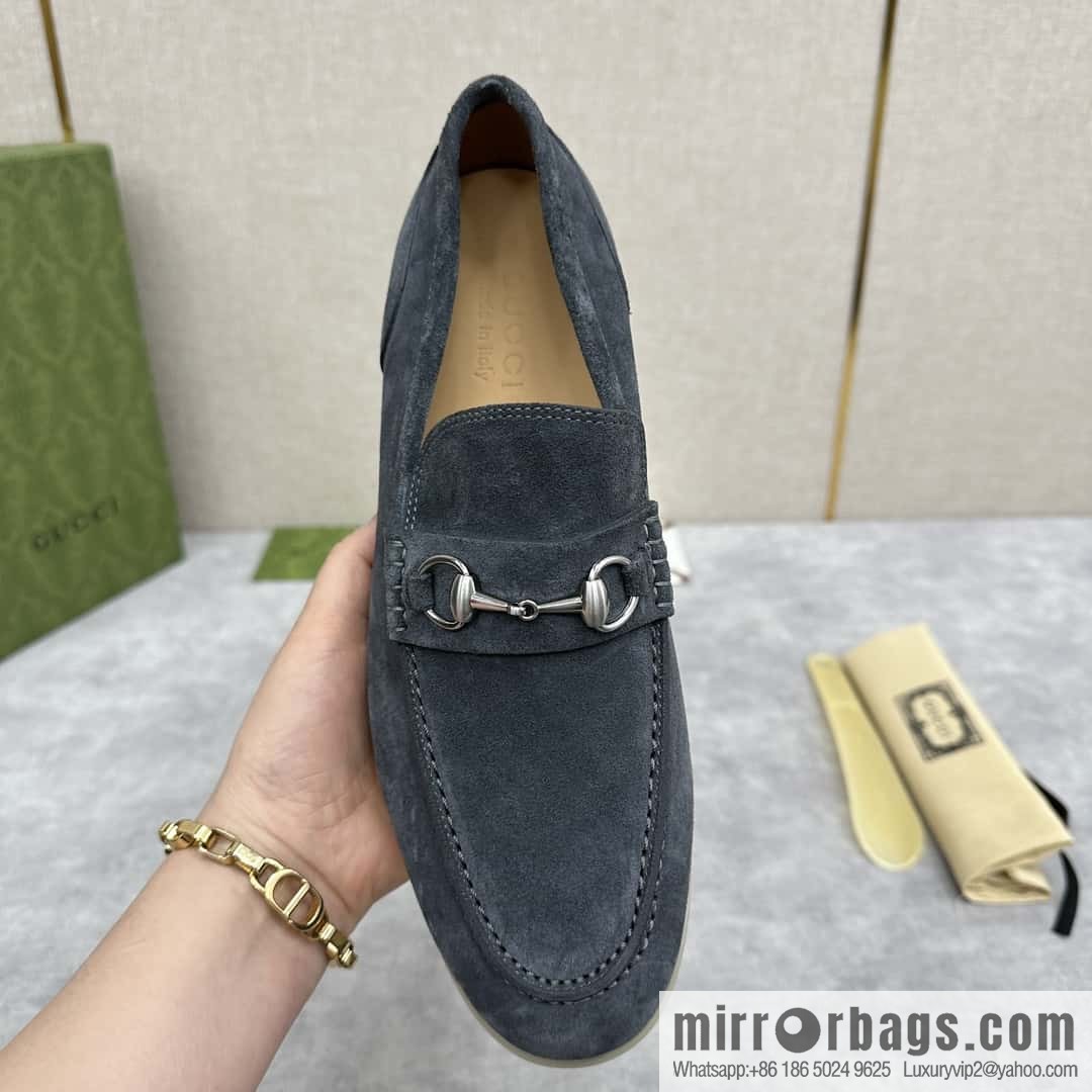 💋💍 G's new Gucc * Gu-Chi, horse buckle men's loafers, loafers