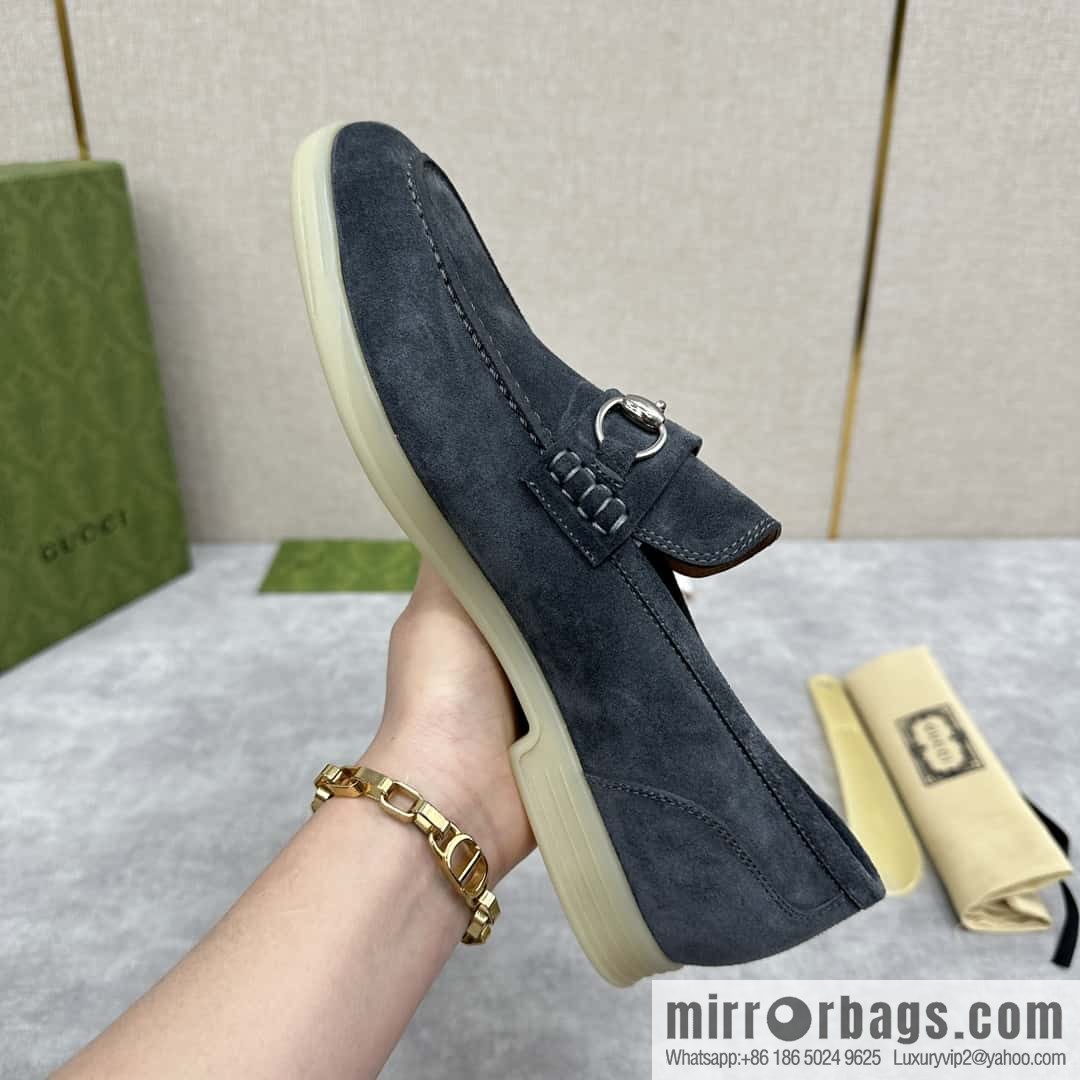 💋💍 G's new Gucc * Gu-Chi, horse buckle men's loafers, loafers